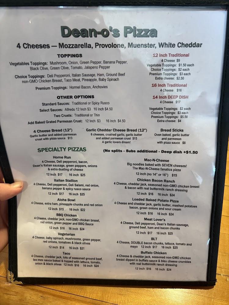 Three Cedars Restaurant & Clubhouse Menu image 2